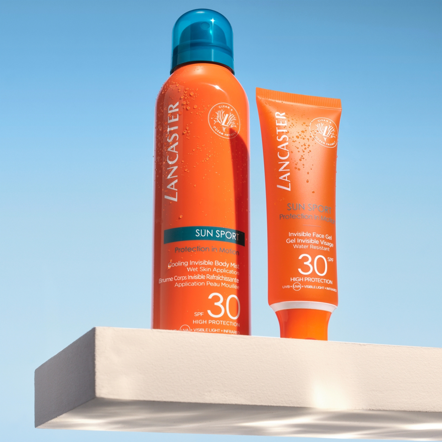 SUN SPORT – Kühlendes Transparentes Spray SPF30