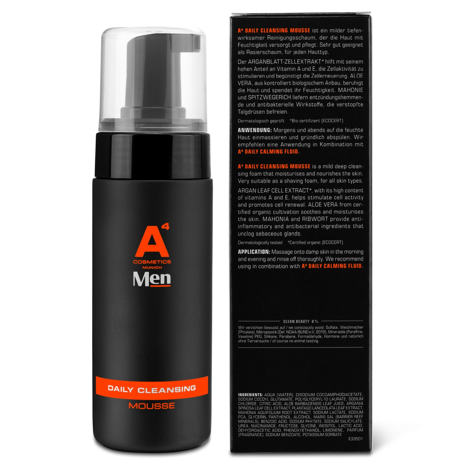 A4 Daily Cleansing Mousse