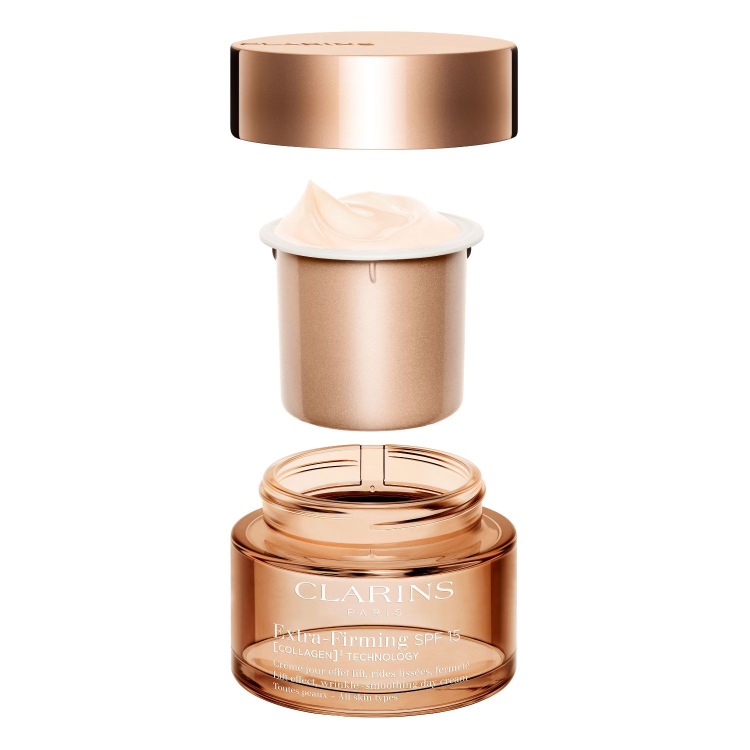 Extra-Firming Jour SPF 15 [COLLAGEN]³ TECHNOLOGY Toutes Peaux refillable
