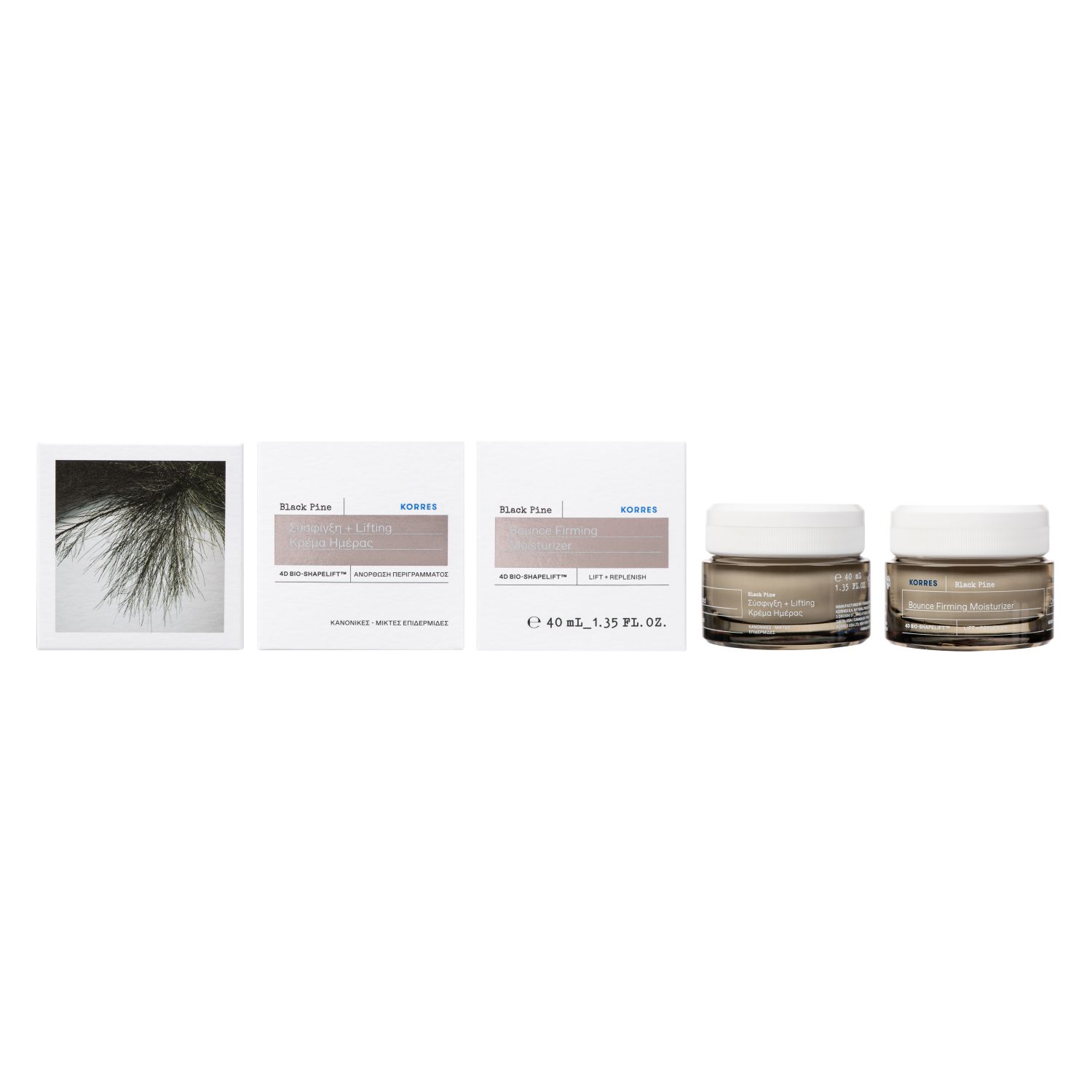 BLACK PINE 4D Bio-ShapeLift Straffende Feuchtigkeitscreme (Normale - Mischhaut)