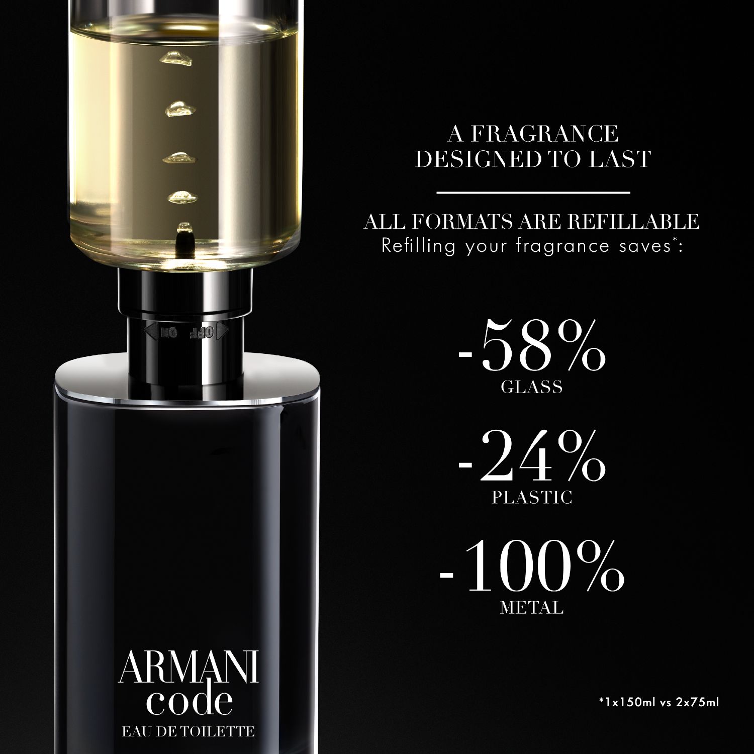 Armani Code Homme Eau de Toilette Refill