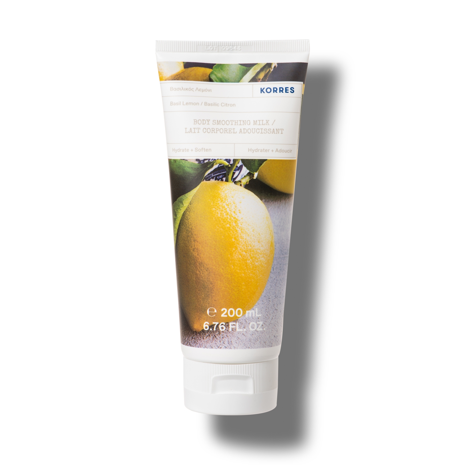 BASIL LEMON Glättende Körpermilch
