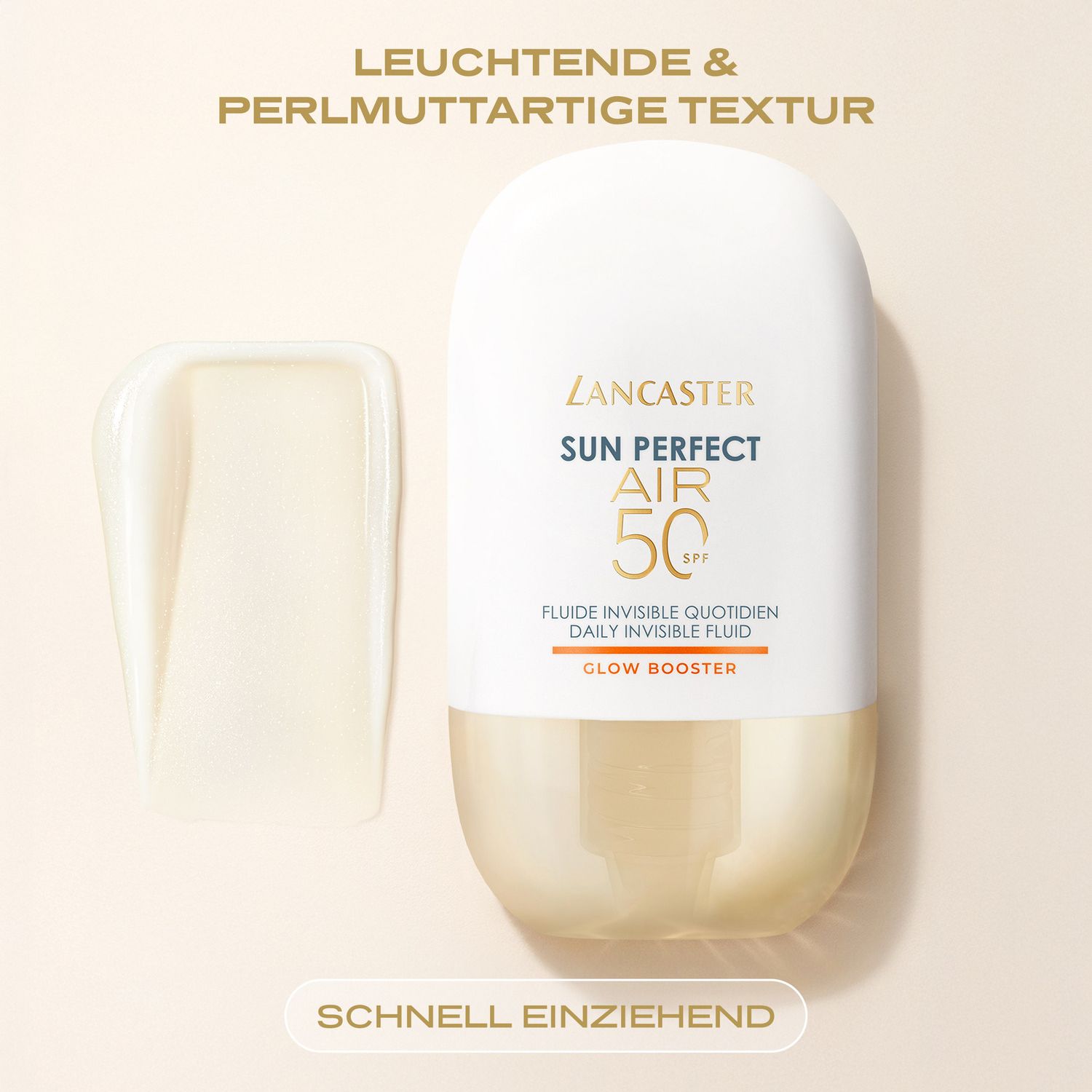 Lancaster Sun Perfect AIR Daily Invisible Fluid SPF50 Glow Booster