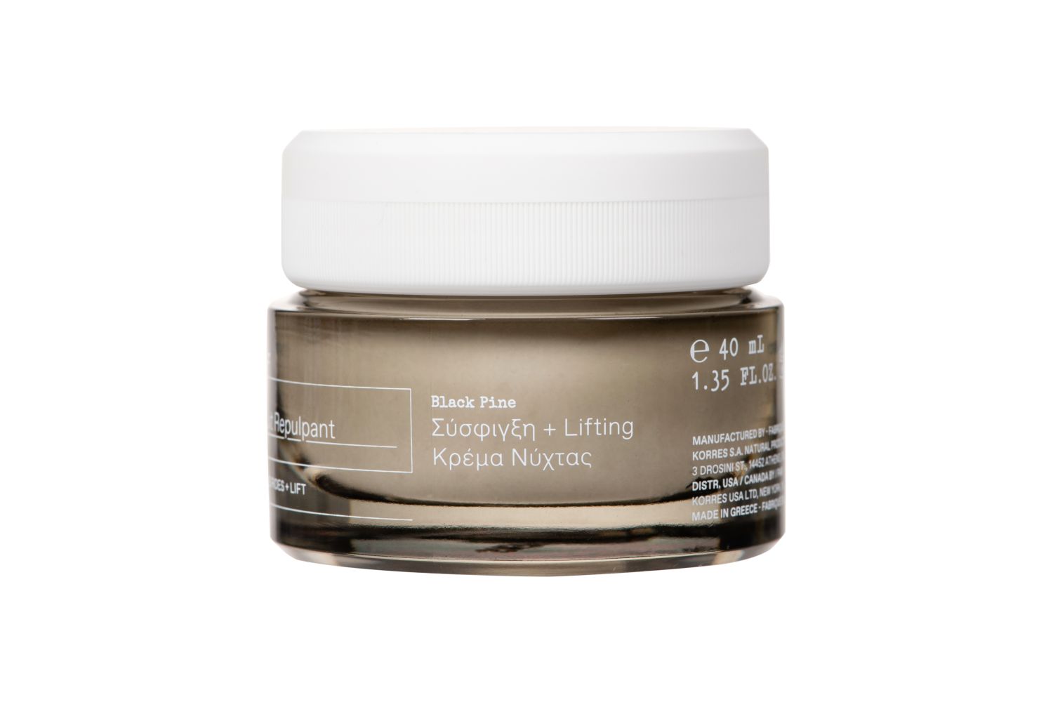 BLACK PINE 4D Bio-ShapeLift Aufpolsternde Nachtcreme für straffe Haut