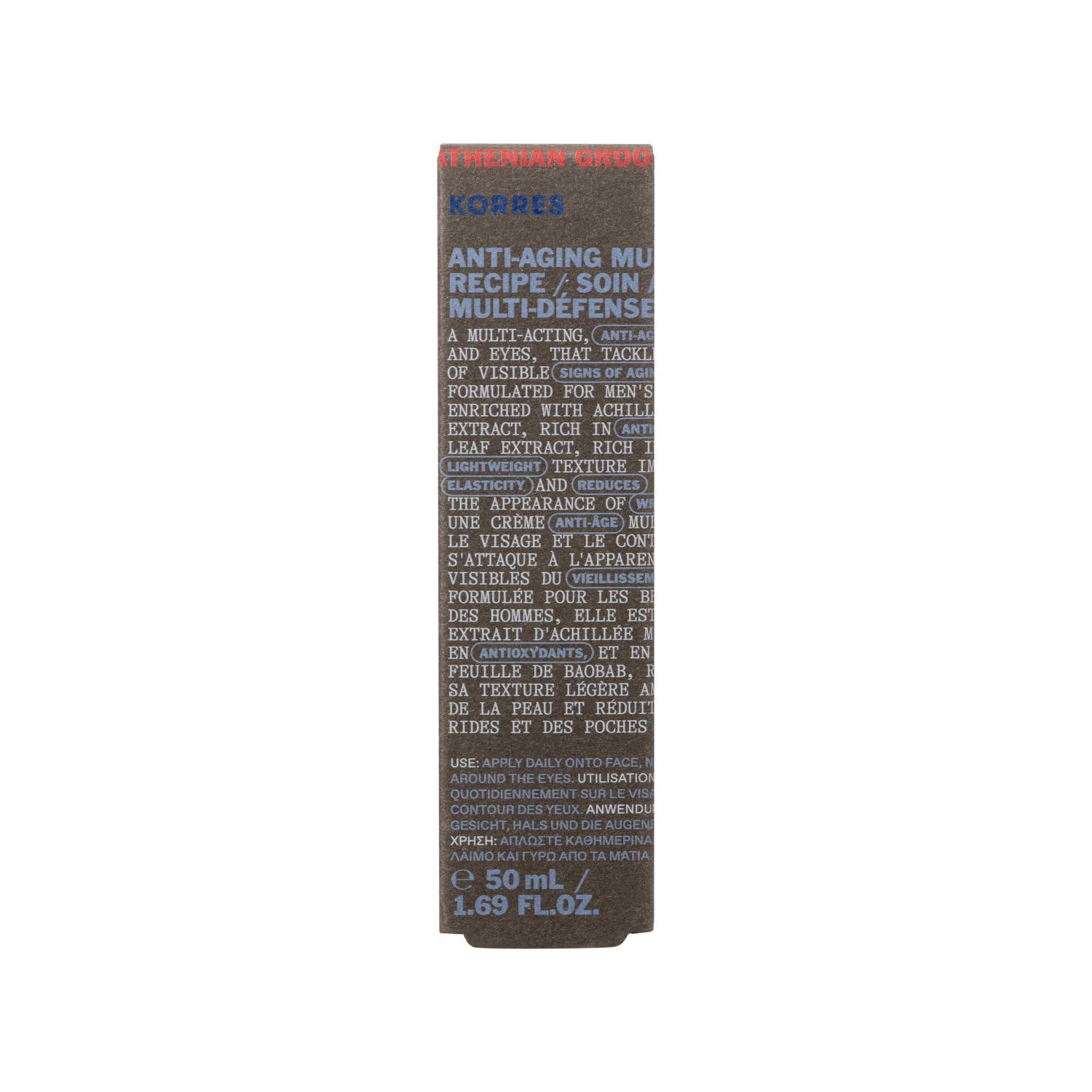 ATHENIAN GROOMING Anti-Aging Creme für Gesicht und Augen
