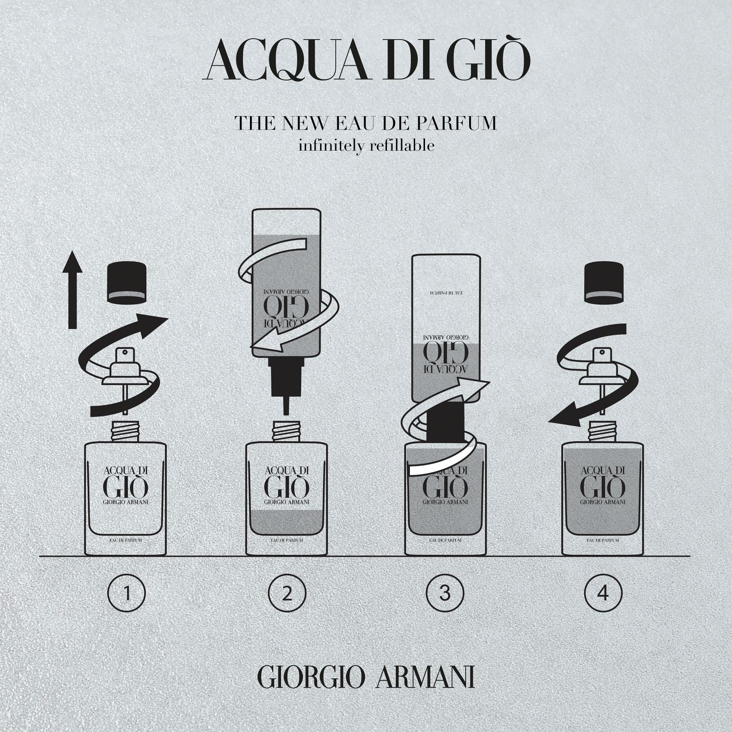 AcquaGioH EDP Vapo 125ml refillable