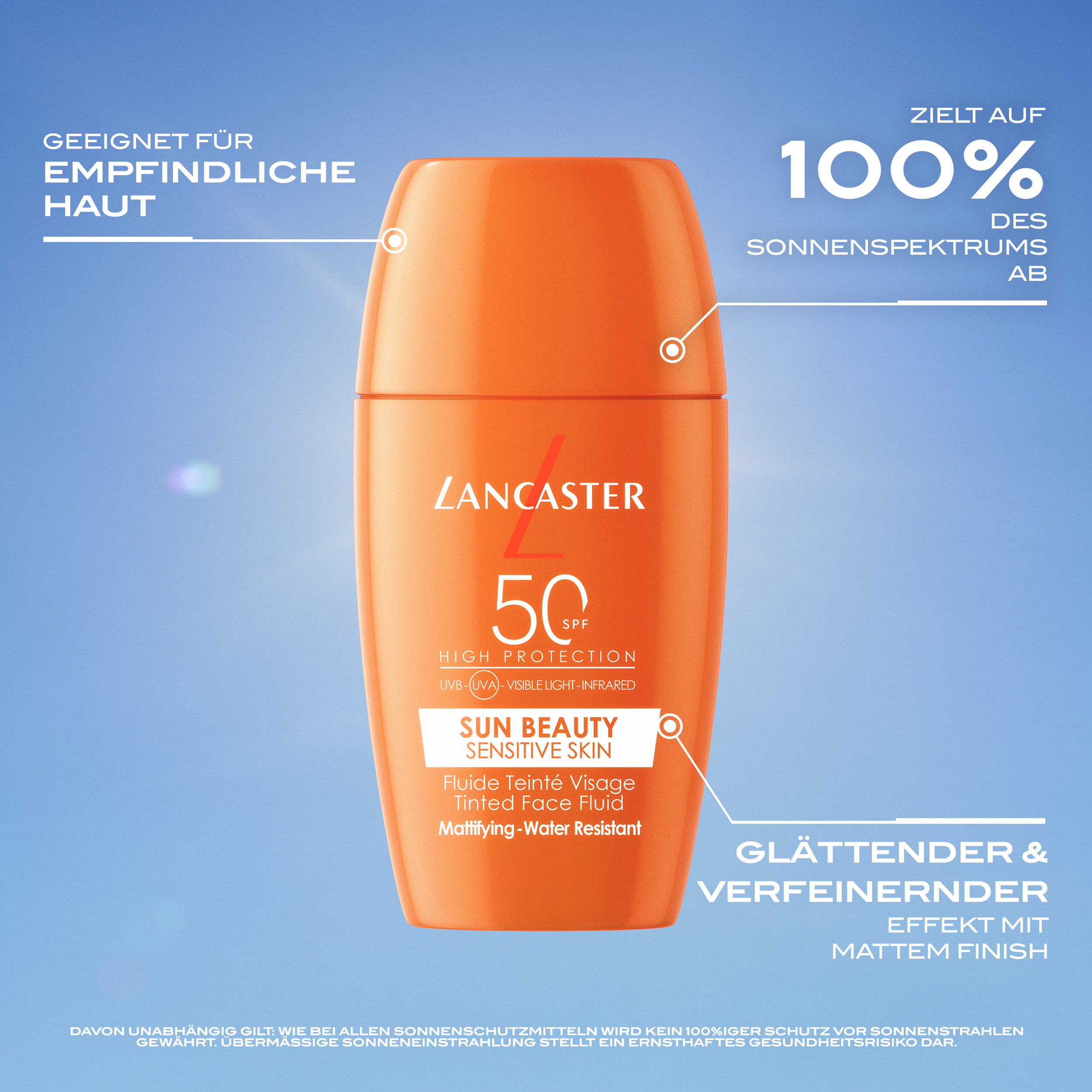 Sun Sensitive Fluide Teinté Matifant SPF50