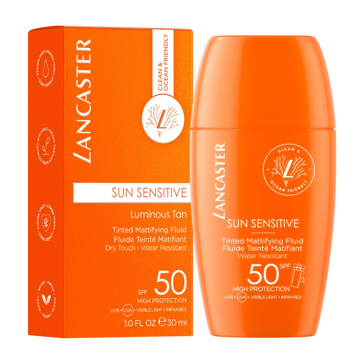 Sun Sensitive Fluide Teinté Matifant SPF50