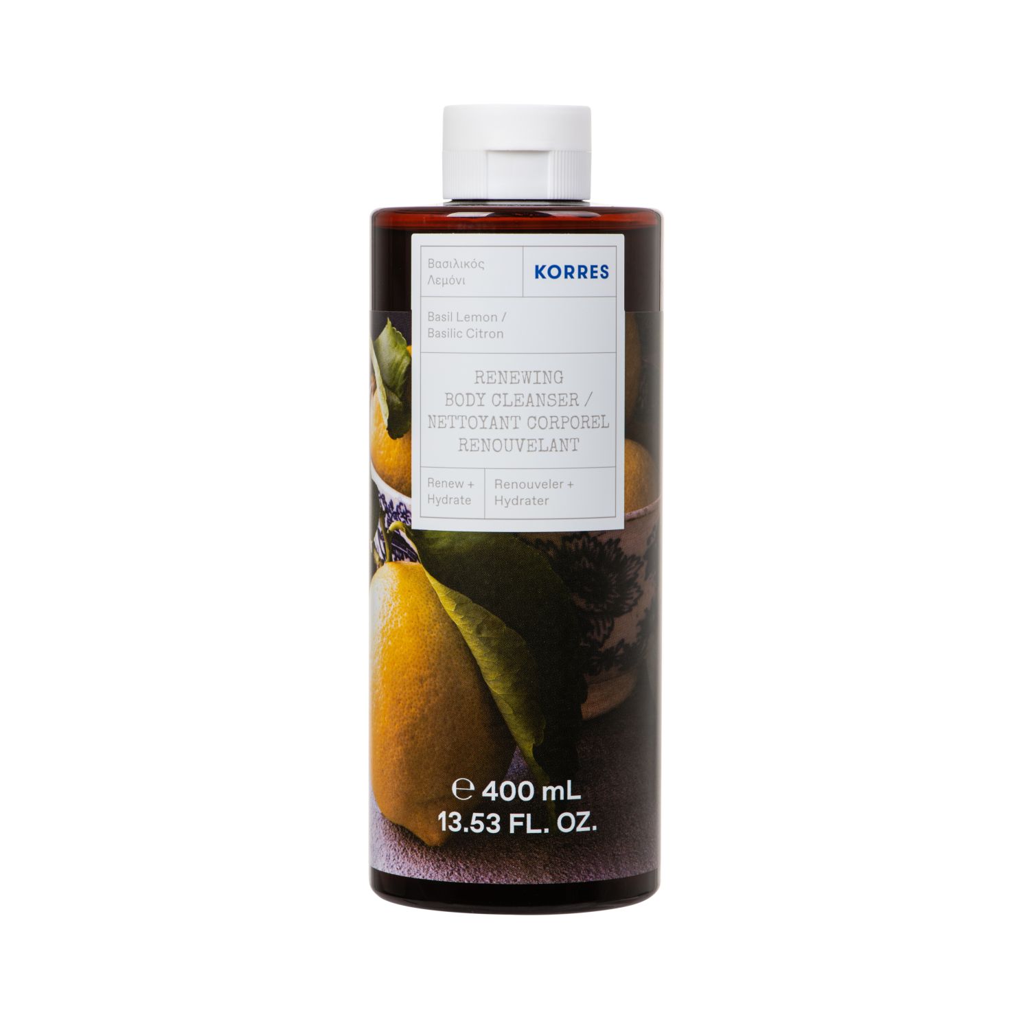 BASIL LEMON Revitalisierendes Duschgel 400ml-Format