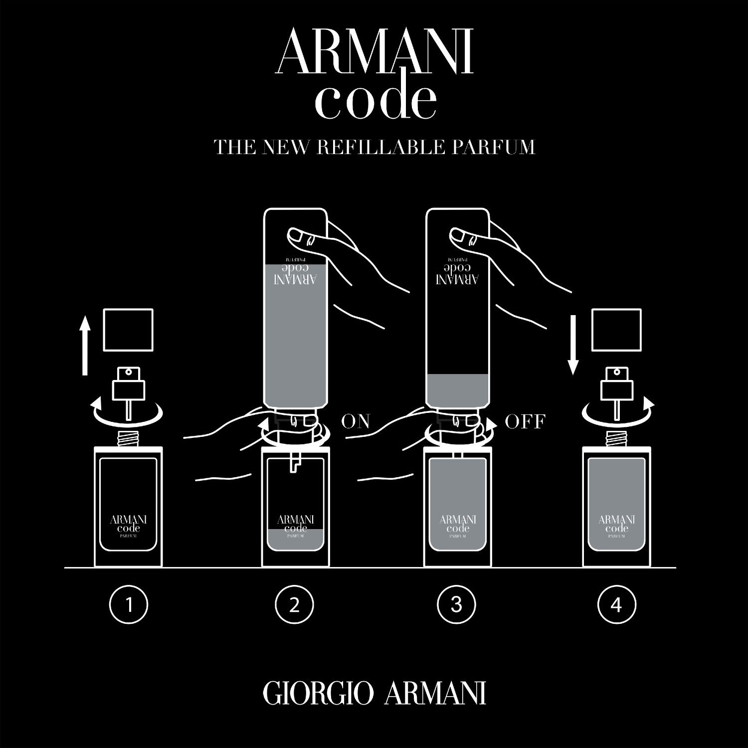 Armani Code Homme Parfum Refill