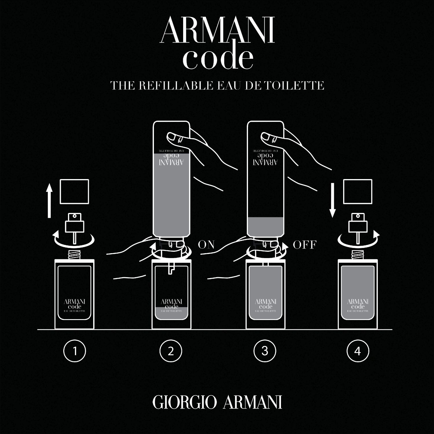 Armani Code Homme Eau de Toilette Refill