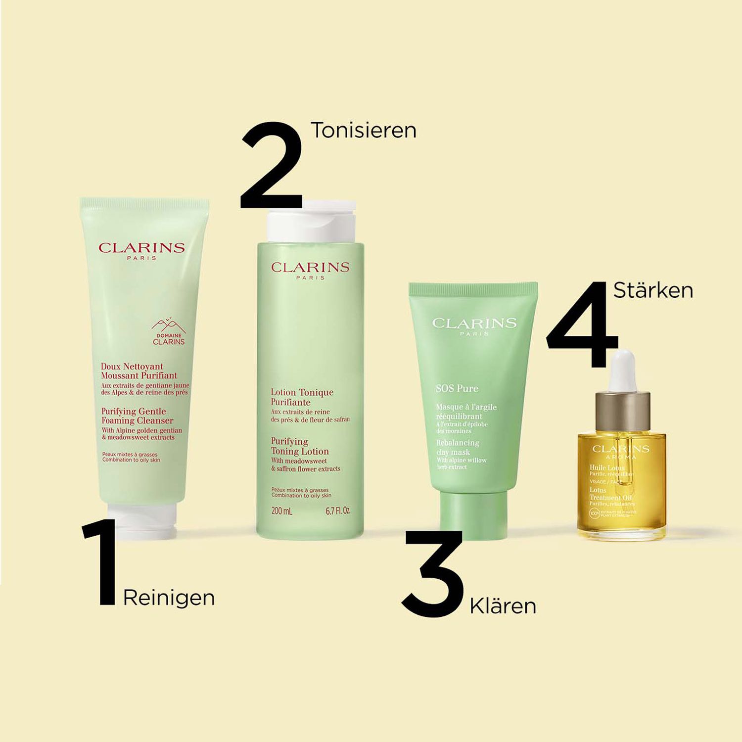 CLARINS AROMA Huile Lotus