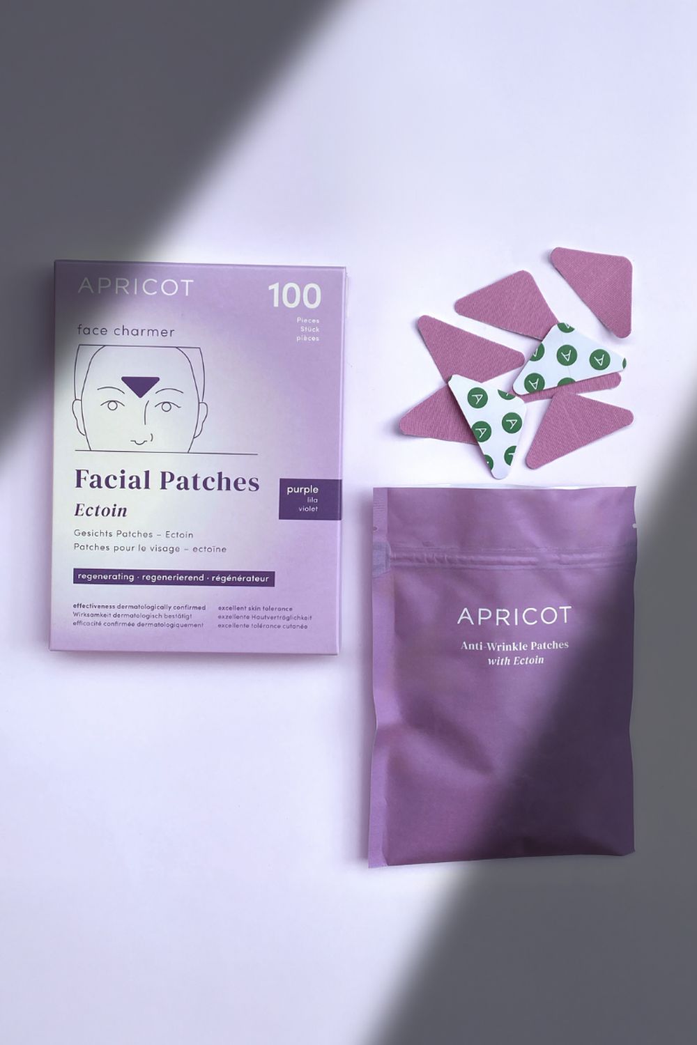 Zornesfalten Patches mit Ectoin