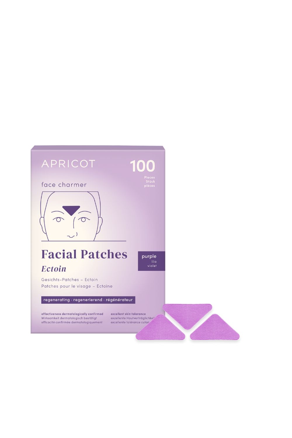 Zornesfalten Patches mit Ectoin