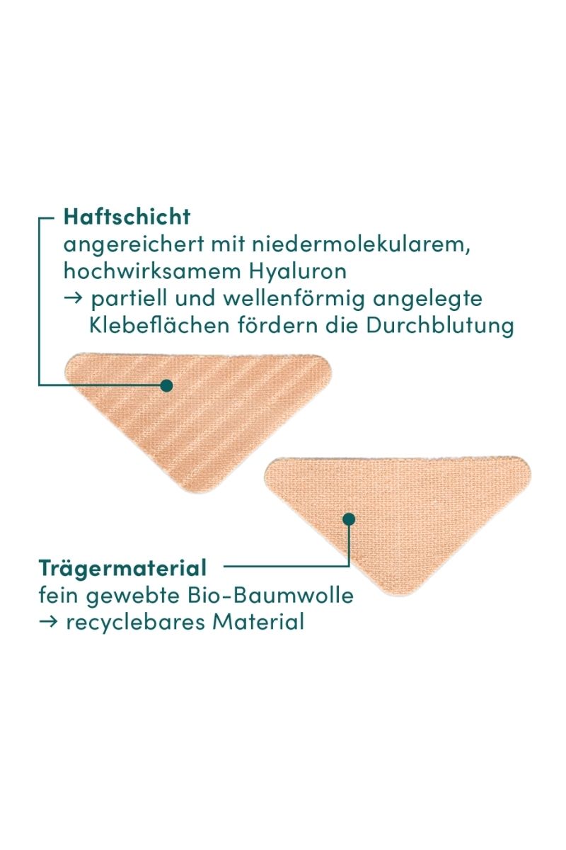Zornesfalten Patches mit Hyaluron