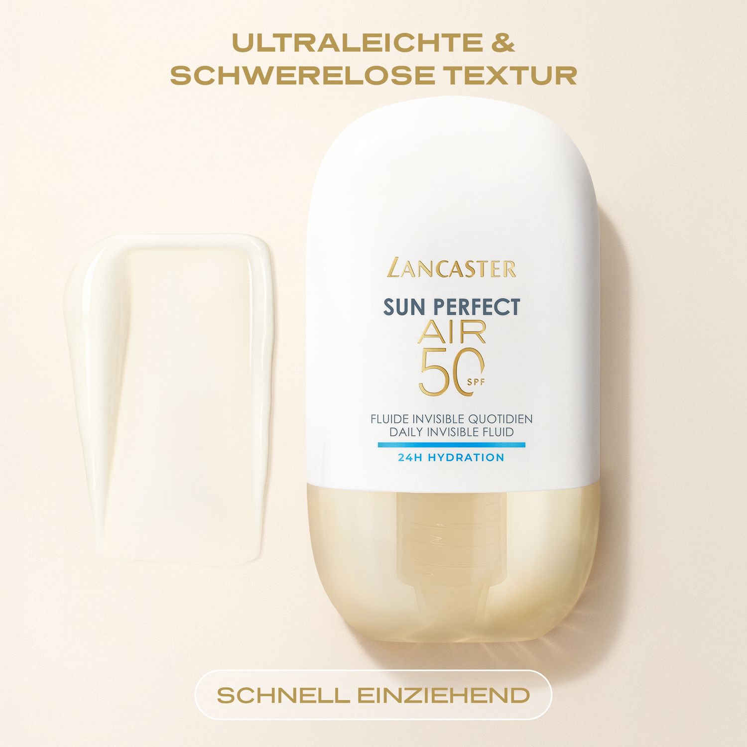 Lancaster Sun Perfect AIR Daily Invisible Fluid SPF50 24H Hydration