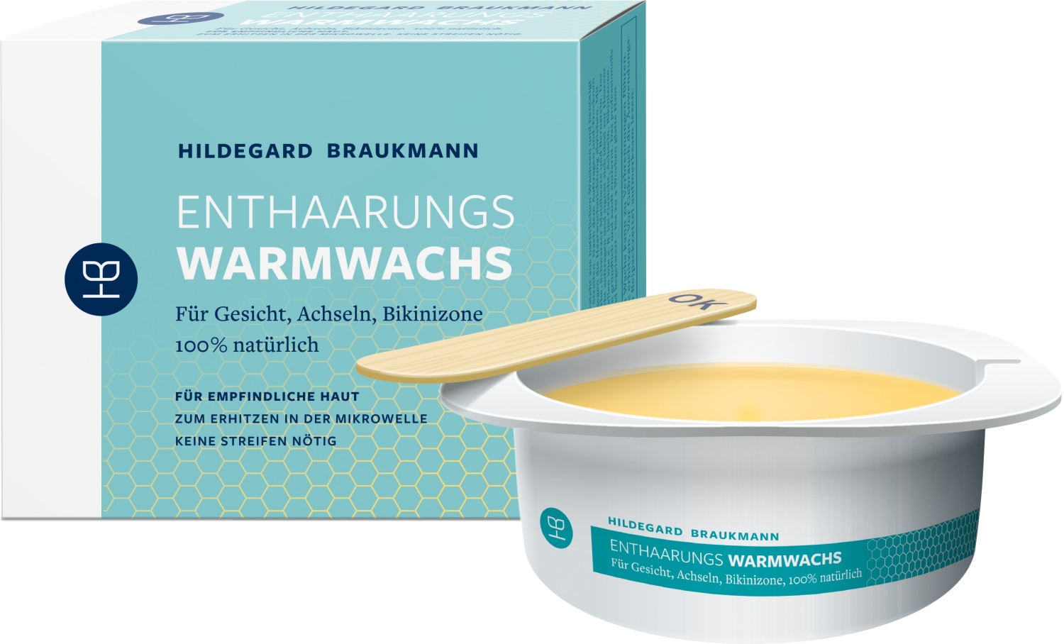 Enthaarungs Warmwachs für die Mikrowelle