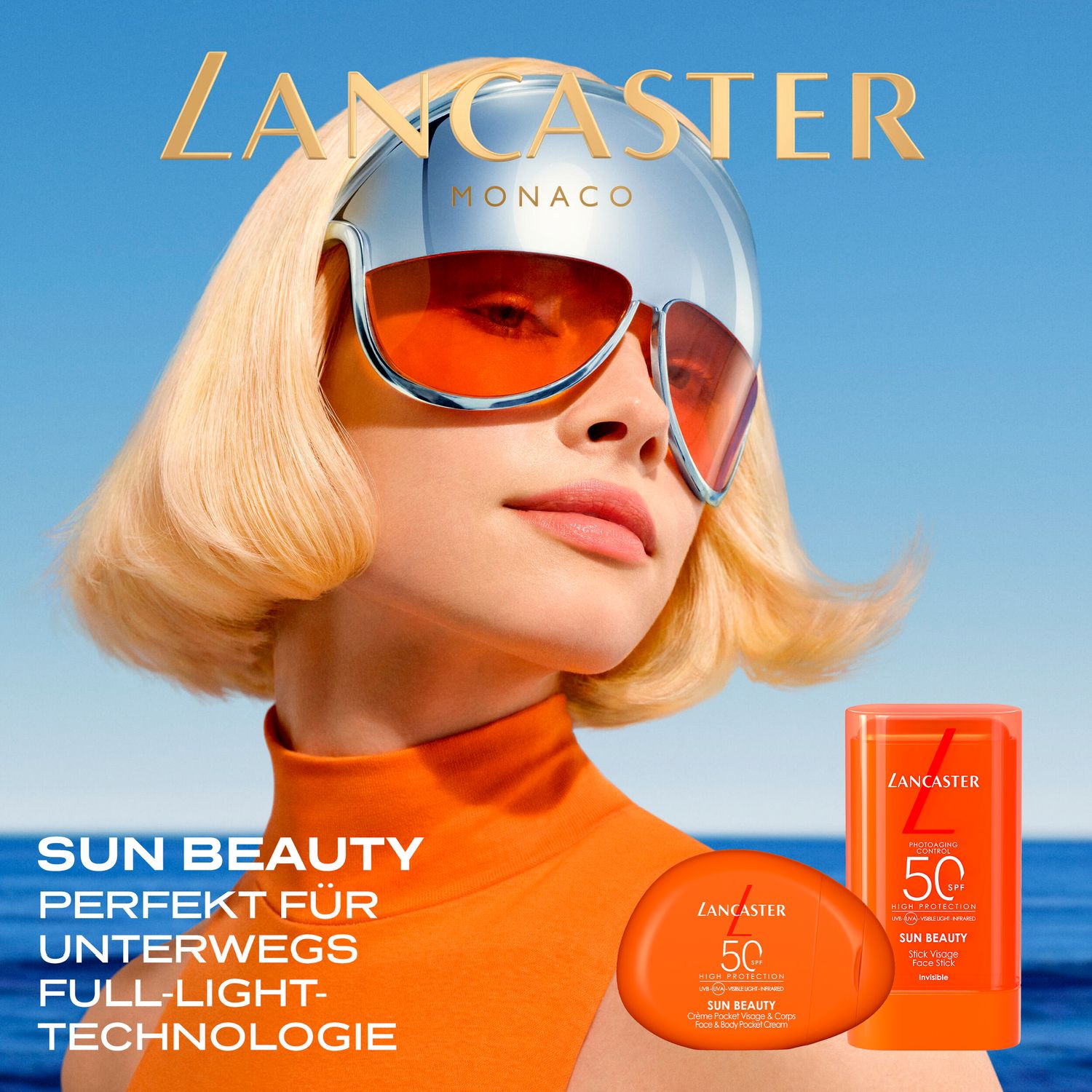 Lancaster Sun Beauty Face & Body Pocket Cream SPF50