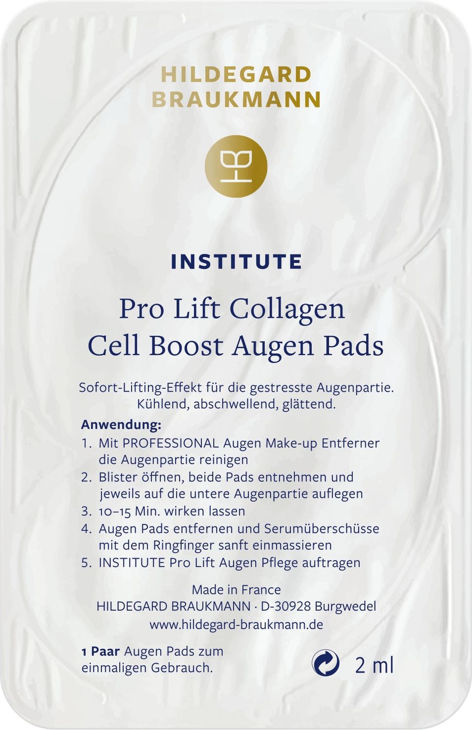 Pro Lift Collagen Cell Boost Augen Pads (3 Paar)