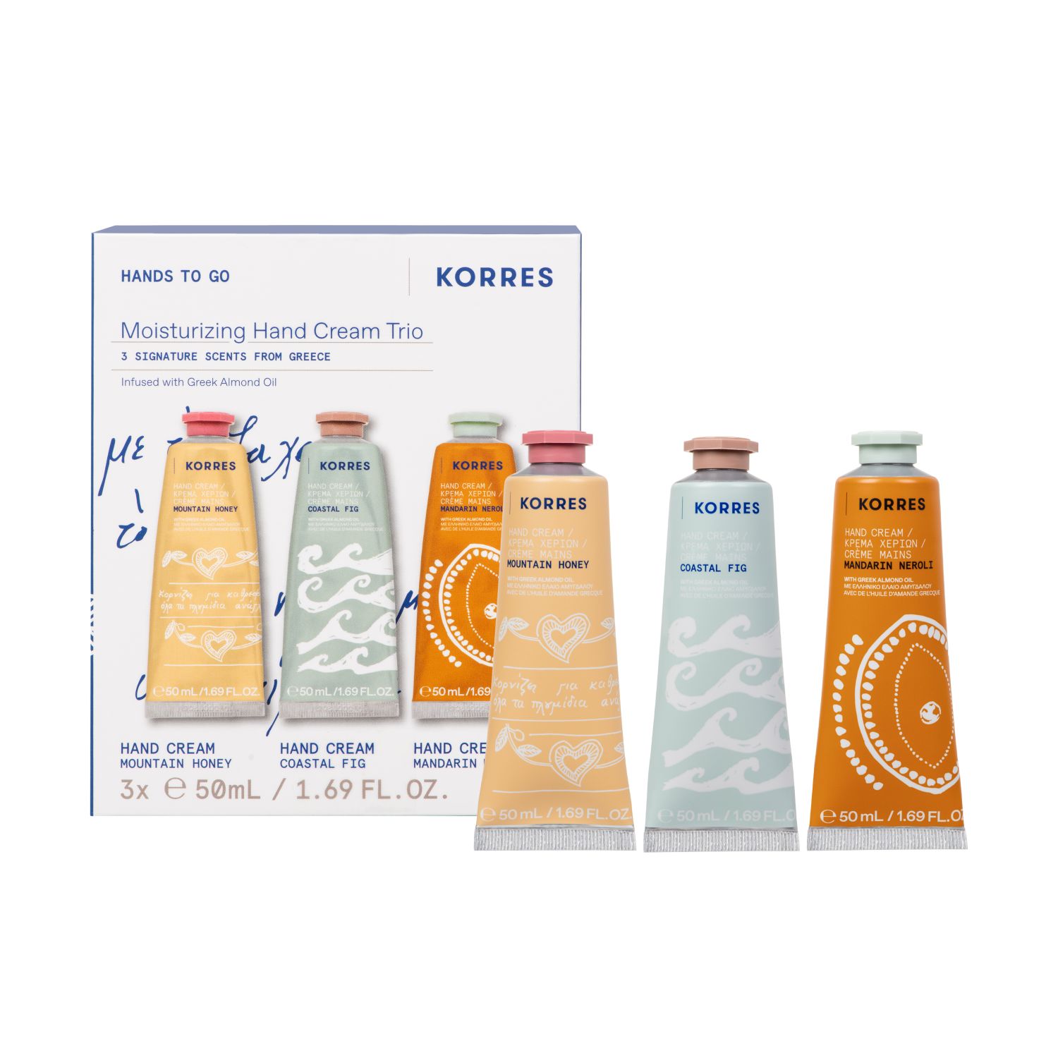 Feuchtigkeitsspendendes Handcreme-Trio