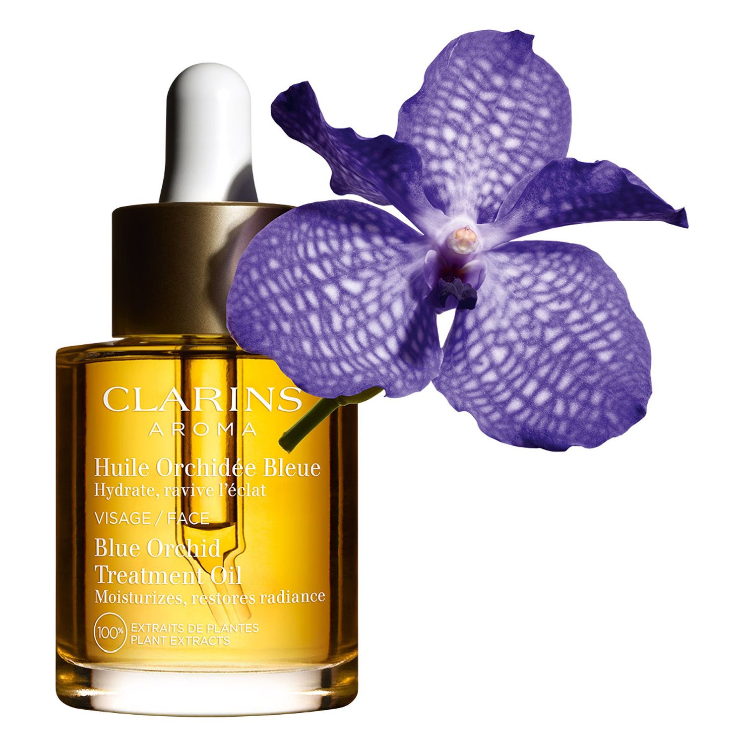 CLARINS AROMA Huile Orchidée Bleue