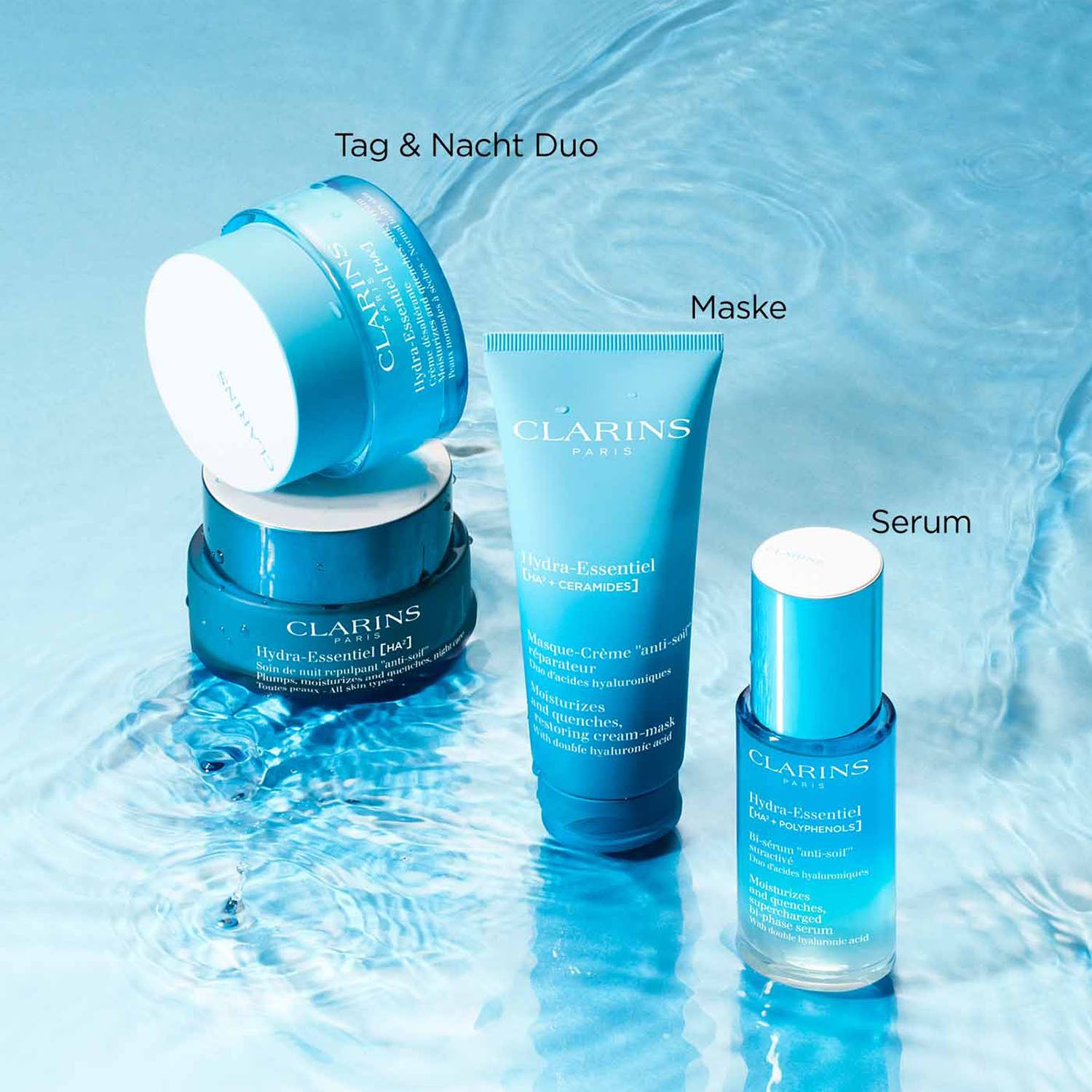 Hydra-Essentiel [HA²] Crème désaltérante SPF 15 Peaux normales à sèches