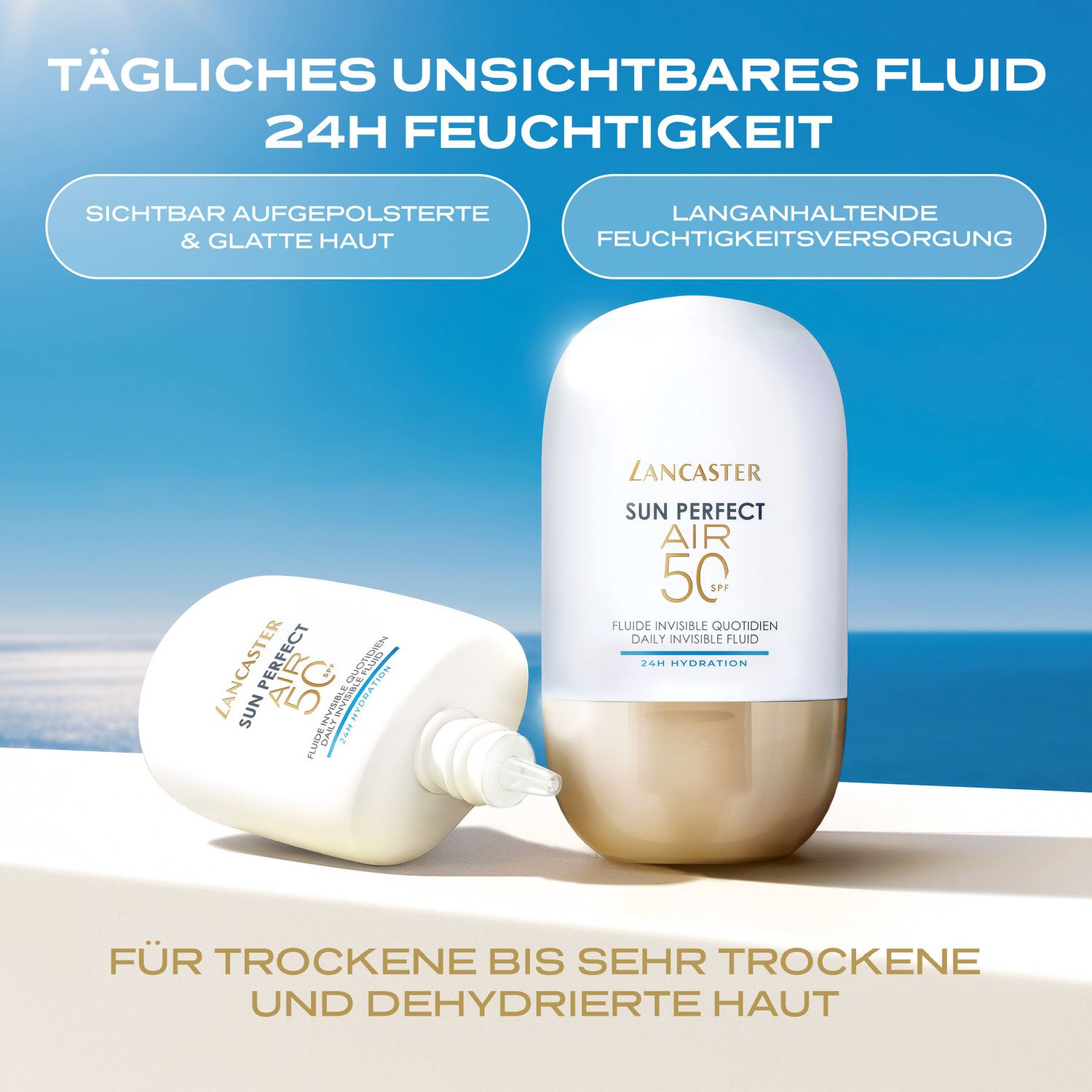 Lancaster Sun Perfect AIR Daily Invisible Fluid SPF50 24H Hydration