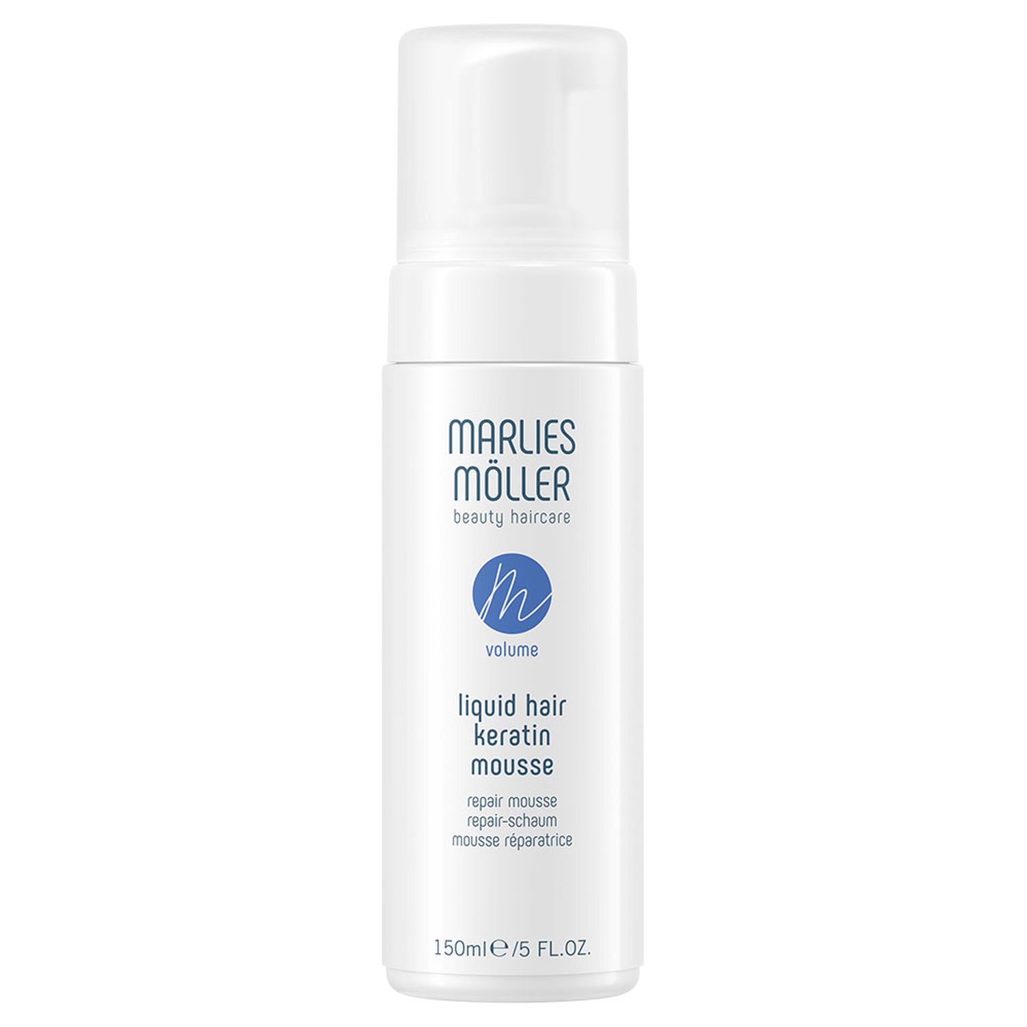 liquid hair keratin mousse