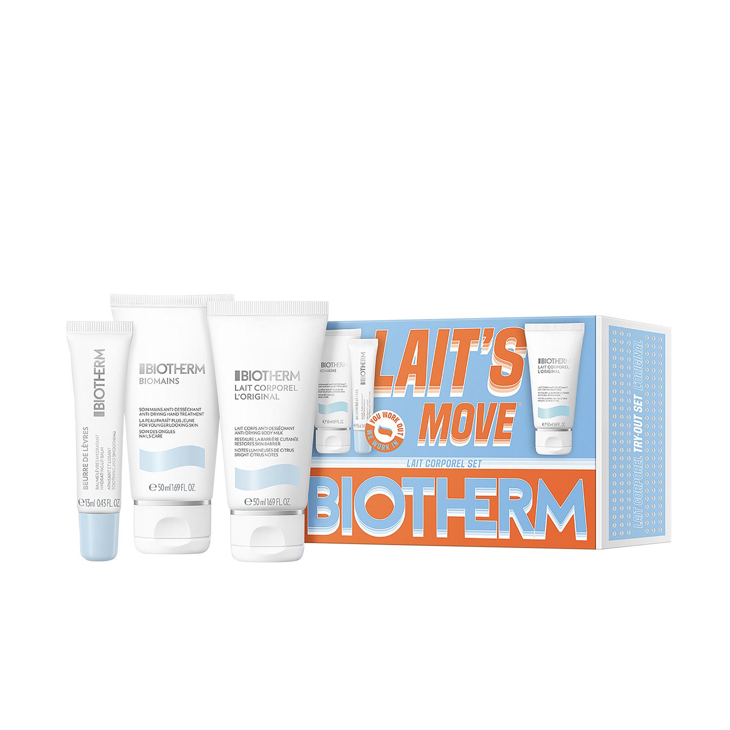 Lait Corporel Set in Reisegröße