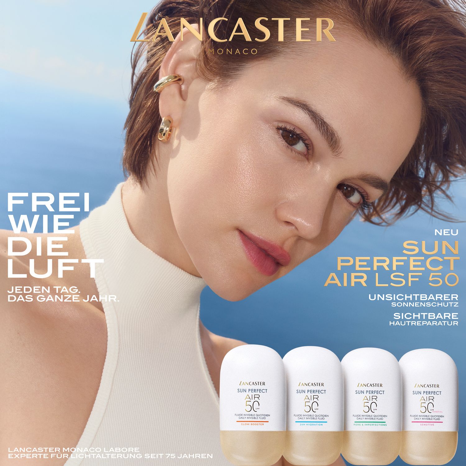 Lancaster Sun Perfect AIR Daily Invisible Fluid SPF50 24H Hydration