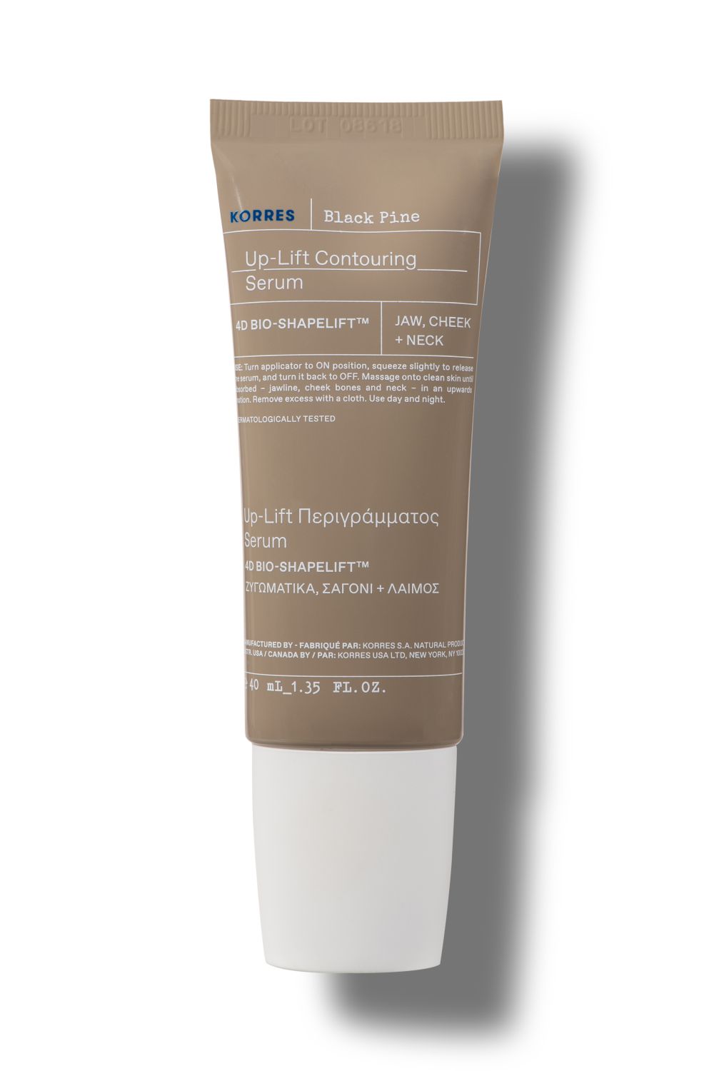 BLACK PINE 4D Bio-ShapeLift Straffendes und re-konturierendes Serum (Kiefer-Wangen-Hals)
