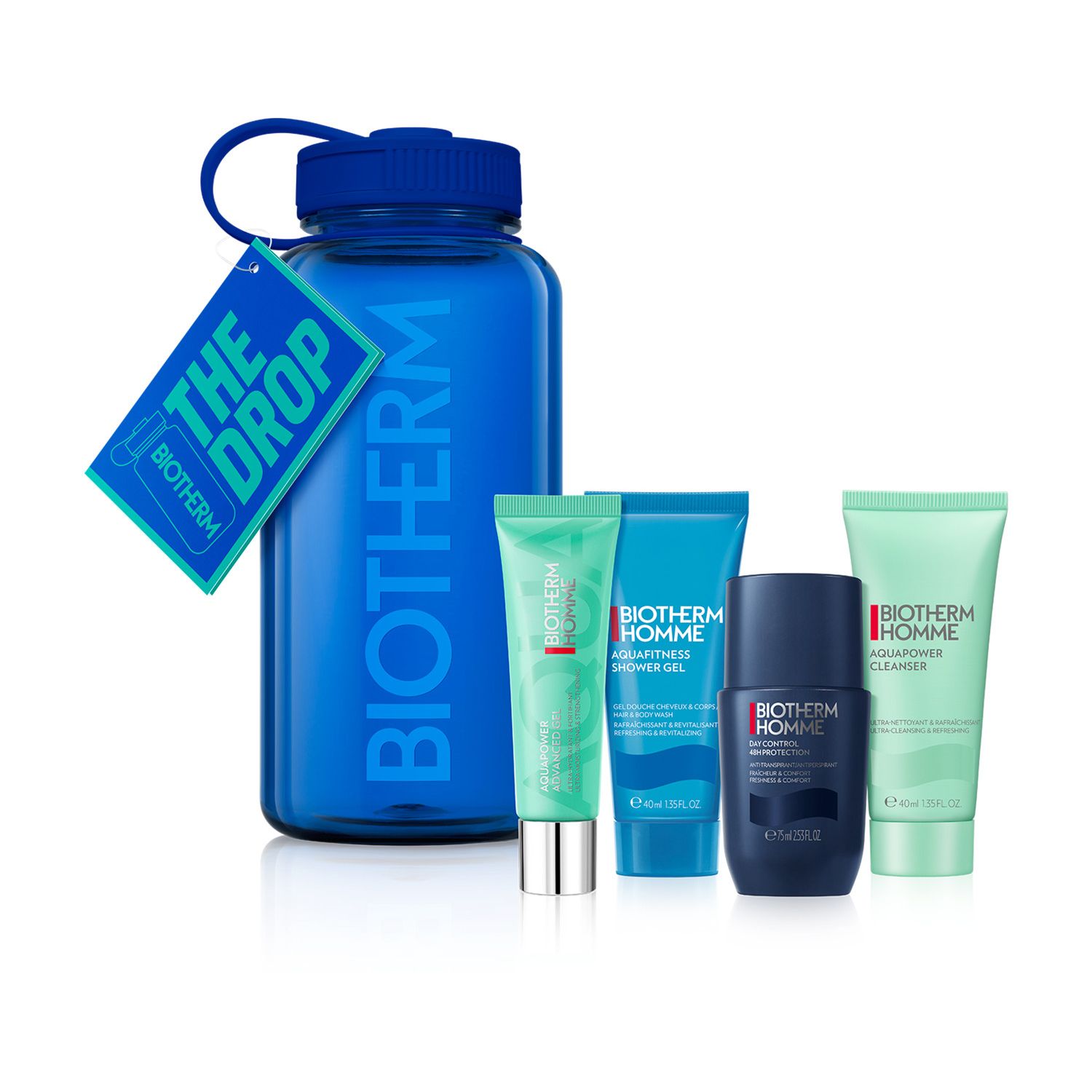 Aqua Drop-Set Blau