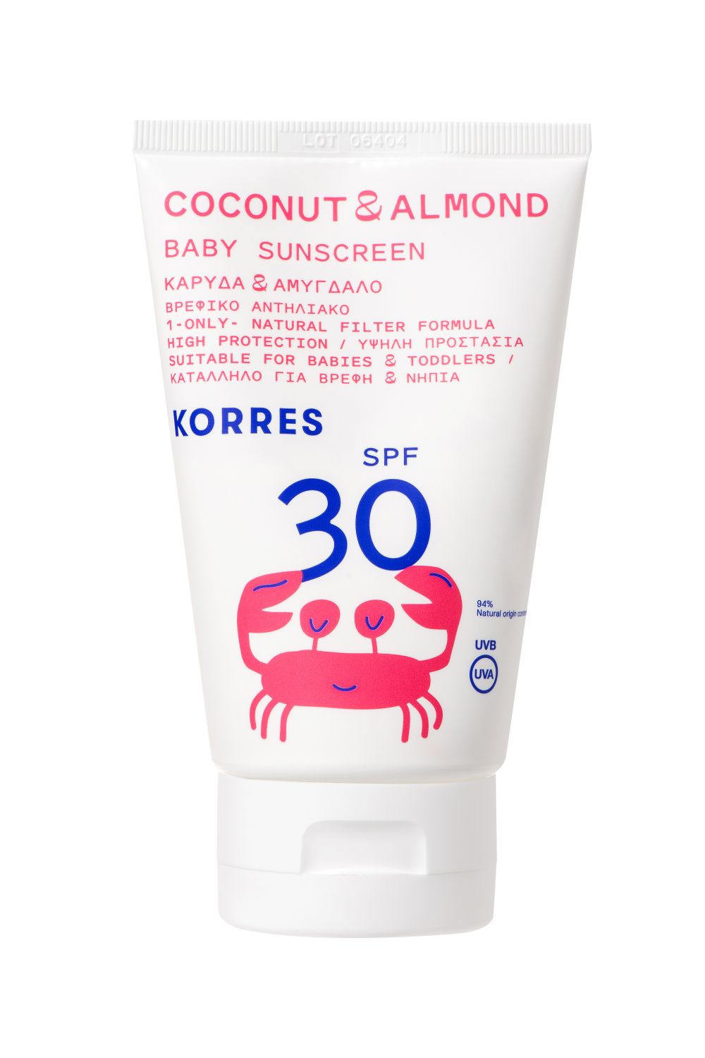 Korres Coconut&Almond SF30 Kinder 100ml