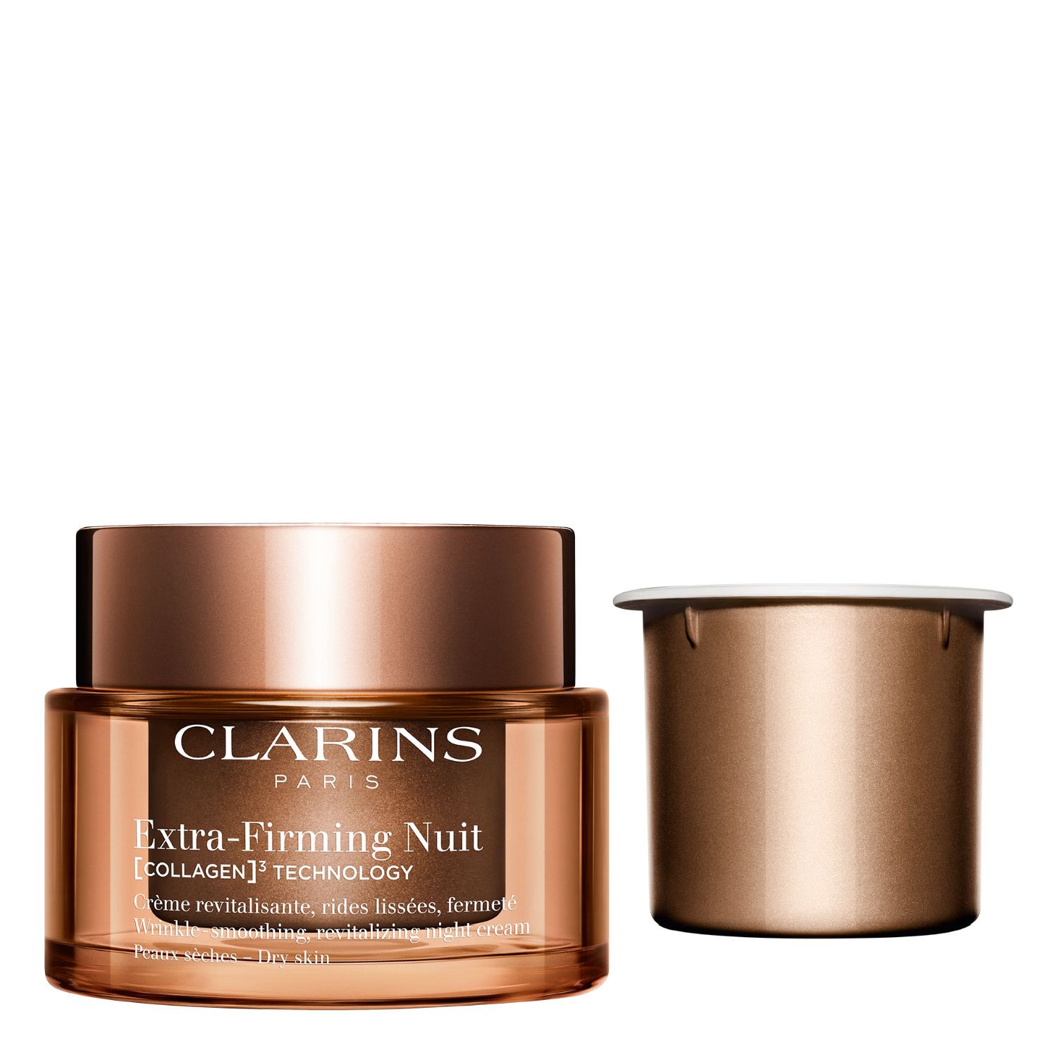Extra-Firming Nuit [COLLAGEN]³ TECHNOLOGY Crème Peaux sèches refillable