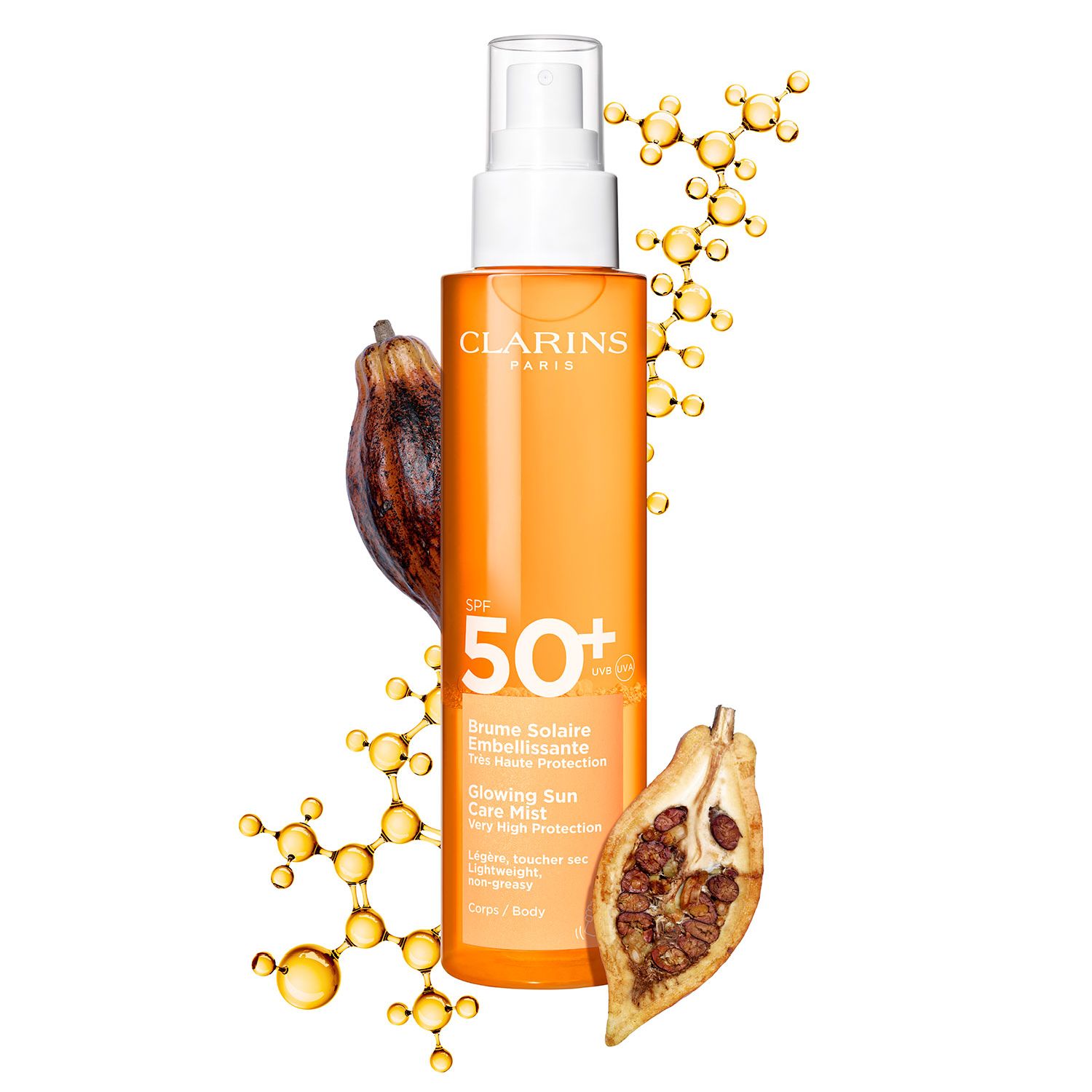 Brume Solaire Embellisante Corps SPF 50+